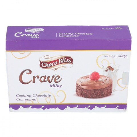 Choco Bliss Crave Milky Cooking Chocolate Compound 500 gr