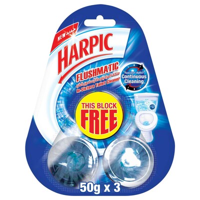 Harpic Flushmatic Cistern Toilet Cleaner Citrus - Pack of 1