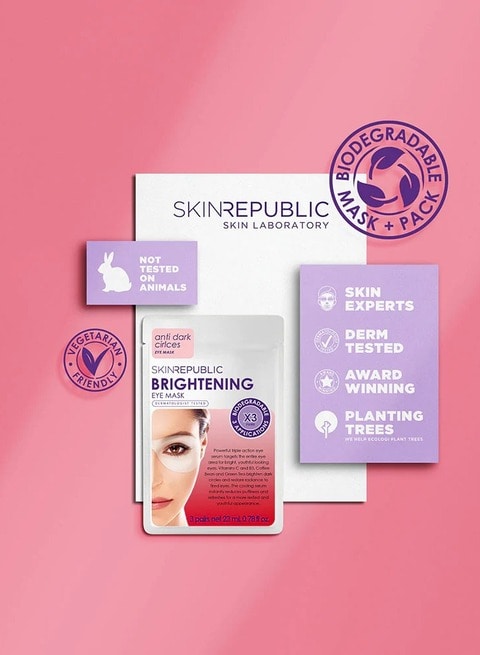 Skin Republic Brightening Eye Mask 23ml 3 Pairs Pack Of 10