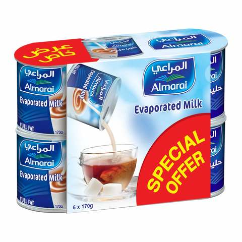 Almarai Evaporated Milk 170g Pack of 6