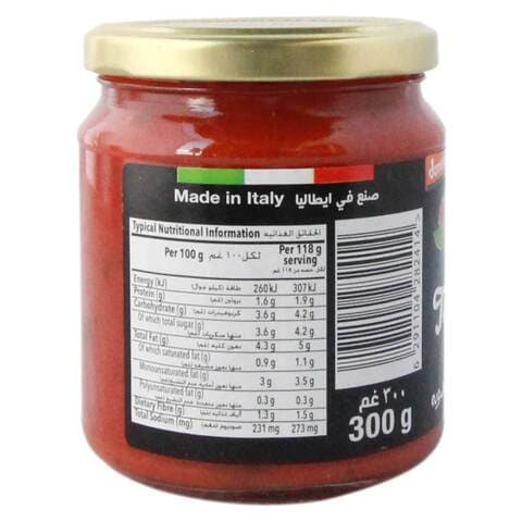 Organic Larder Tomato Sauce With Basil 300g