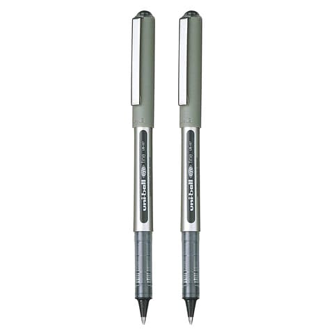 Uni-ball Eye Fine Rollerball Pen Black 0.7mm 2 PCS