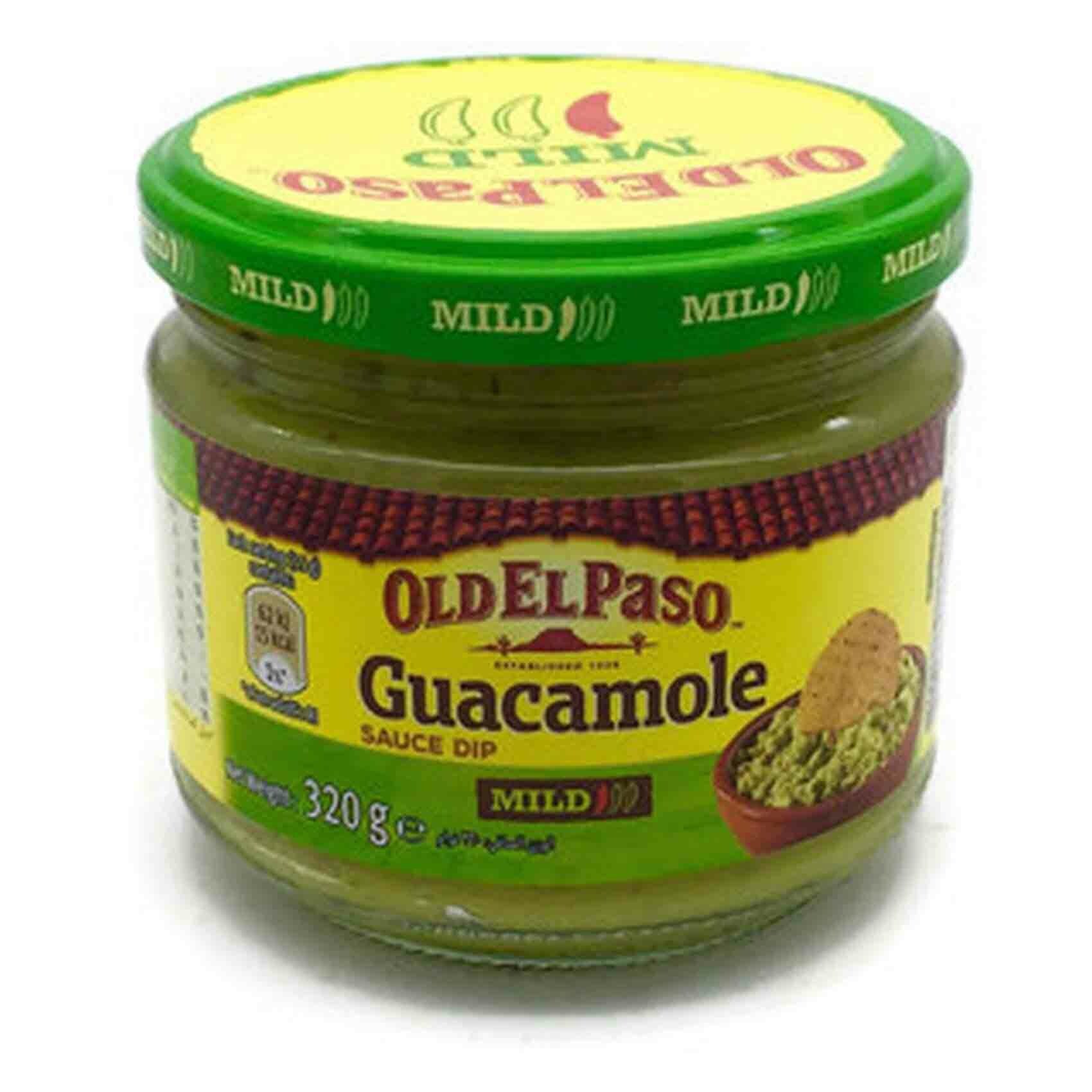 Buy Old El Paso Mild Flavour Guacamole Sauce Dip 320g Online Shop
