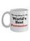 muGGyz World&#39;s Best Ophthalmologist Printed Coffee Mug White/Black/Red 8x9.5x8centimeter