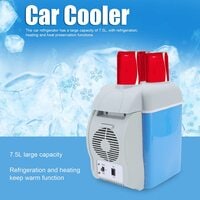 Folanda Mini Fridge, 12V Cooler And Warmer Refrigerator, 7.5 Liter Portable Personal Fridge For Skincare, Cosmetics, Beverage, Food, Home, Dorm, Office, Car And Travel, With Car Charger