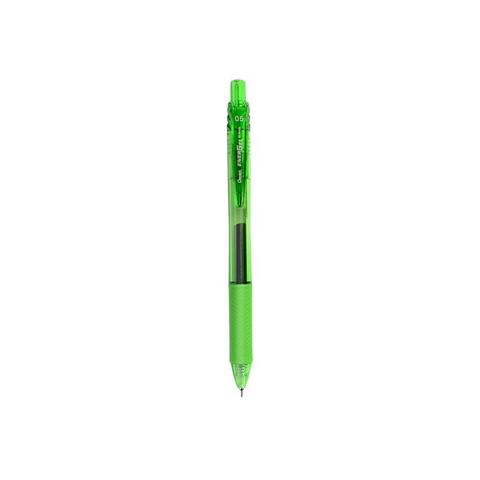 Pentel EnerGel retractable pen 0.5mm green 