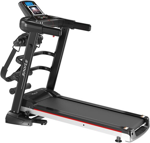 Magic EM-1258 Digital Treadmill - Black with massager belt