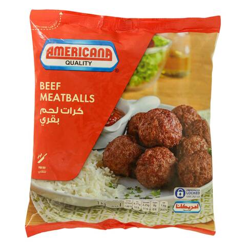 Americana Beef Meatballs 1kg
