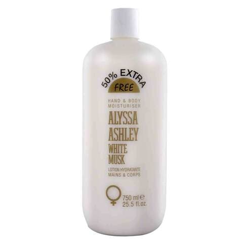 Alyssa Ashley White Musk Hand And Body Moisturiser 750ml