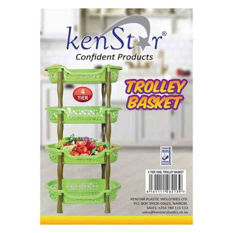 Kenstar Oval Trolley Basket 4 Pieces