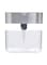 Generic 2-In-1 Sponge Rack Shelf Soap And Detergent Dispenser Pump Silver 5.1X3.35X3.5Inch