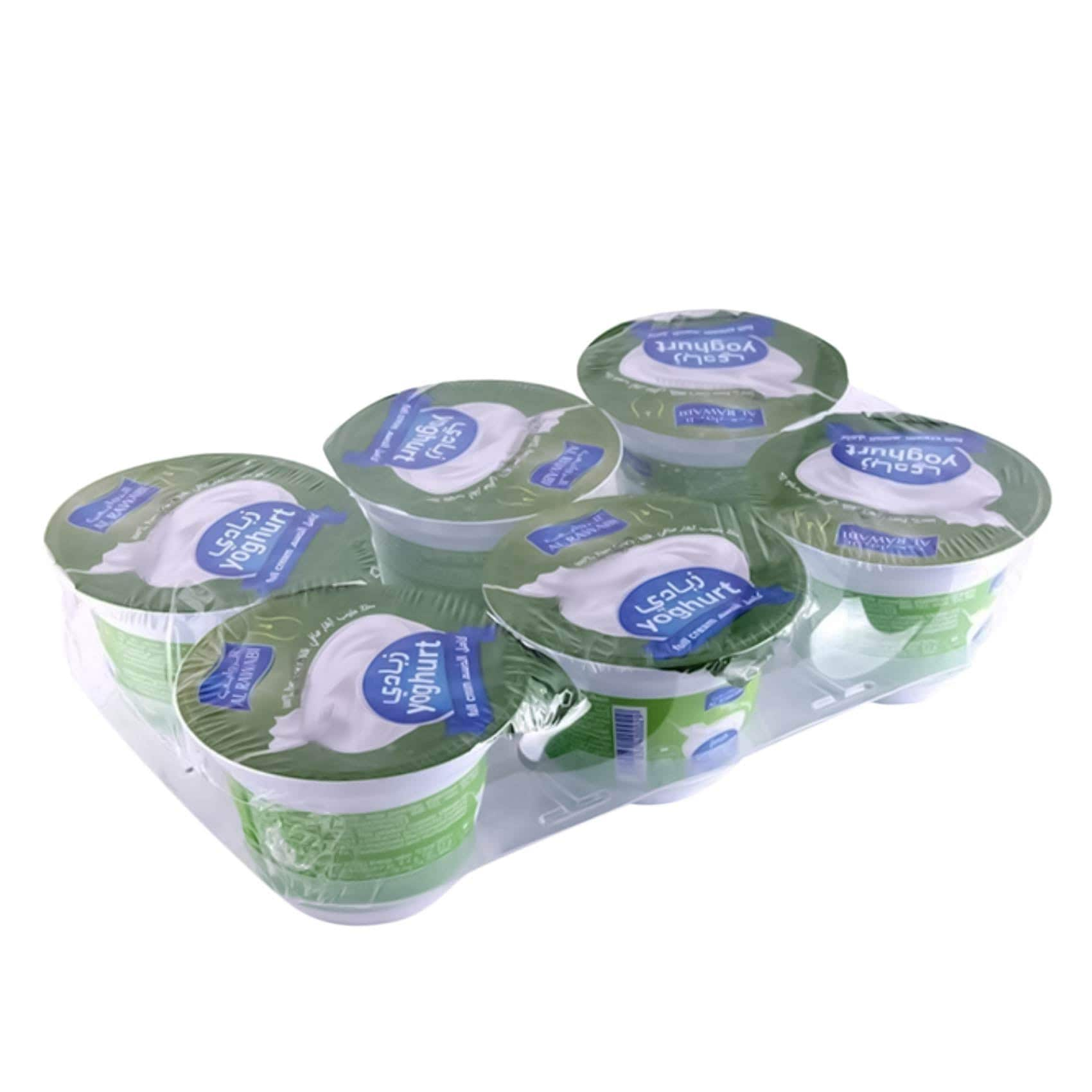 Buy Al Rawabi Full Cream Fresh Yoghurt 90g x Pack of 6 Online - Shop ...