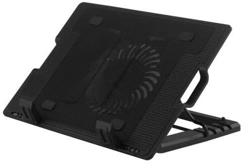 Ntech Cooling Fan Cooling System Cooling Pads Adjustable Angle With Large Single Fan Toshiba Lenovo(Black)
