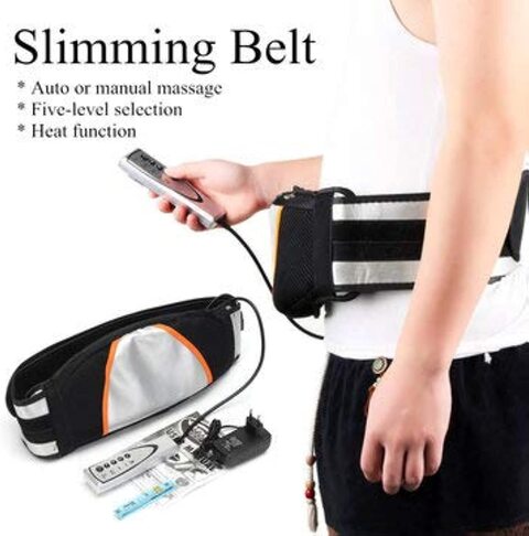 Generic Vibro Shape Slimming Massage Belt Machine Heat Function Fat Burning Weight Loss