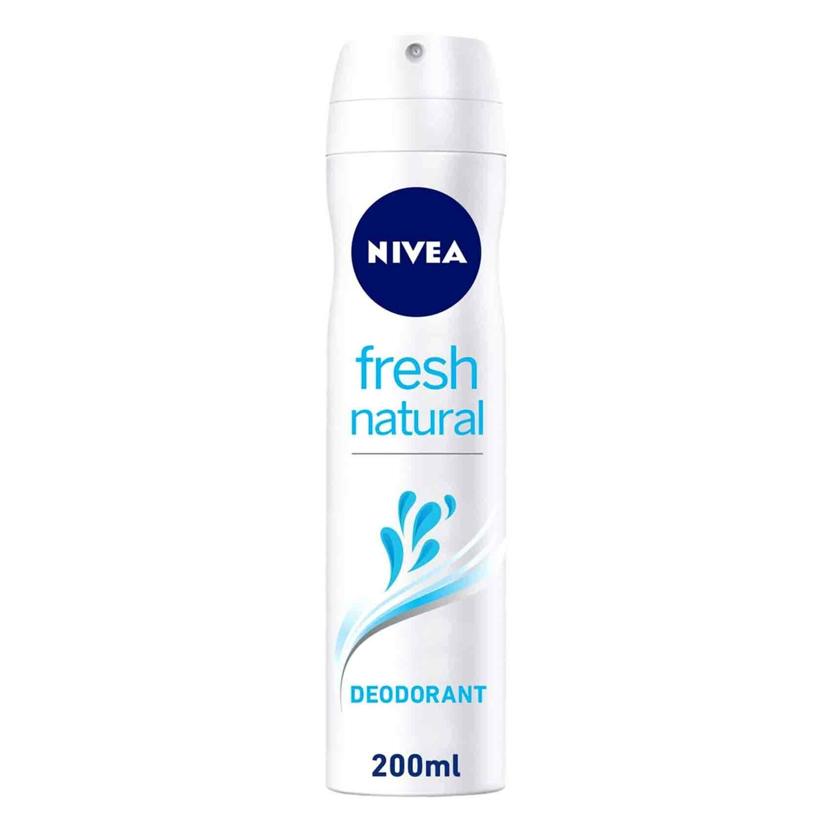 Buy Nivea Fresh Natural Deodorant Spray 200ml Online Shop Beauty