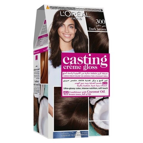 L&#39;Oreal Paris Casting Creme Gloss Hair Colour 300 Dark Brown