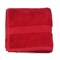 منشفة حمام قياس 70 × 140 سم لون أحمر