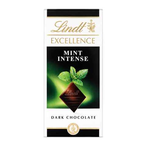 ليندت إكسيلونس شوكولاته داكنة مكثفة بالنعناع 100 غرام.