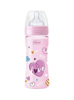 Buy Chicco Well Being Feeding Bottle Multicolor 250ml in Saudi Arabia