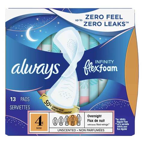 Buy Always Dreamzz Pad Cotton Maxi Thick Sanitary Pads With Wings