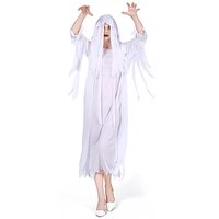 Uaejj Halloween Costumes For Women, Halloween Girls Clothes, White-Haired Witch Costume, Adults Halloween Fearsome Costume, Cosplay Costume For Halloween Christmas Birthday Party (Cnf0516)