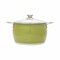 Regas Round Casserole With Lid Green 23cm