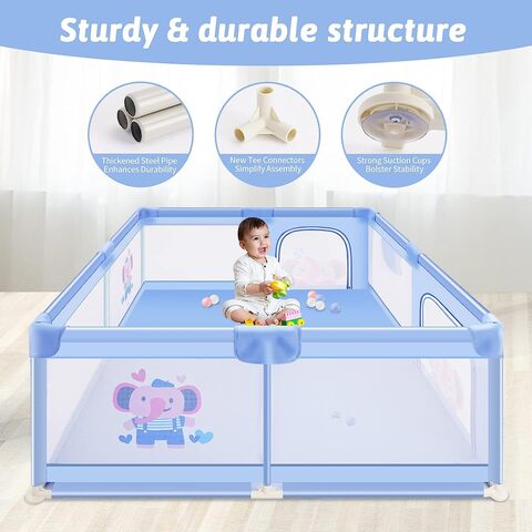 Baby playpen hot sale safety gate