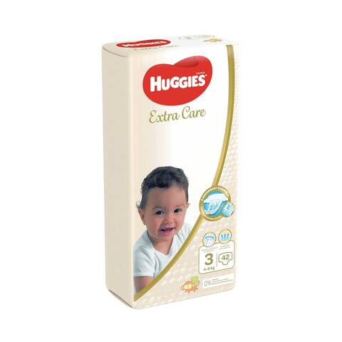 Huggies Diapers Ultra Comfort Value Pack Size 3 4-9Kg 42 Count