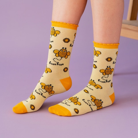 Buy Milk&Moo Women Socks, Ankle Socks For Women, Womens Crew Socks, Cotton,  Ultra Soft, Breathable, Funny, Cool, Cute Socks, Womens Socks, 4 Pairs Crew  Socks Online - Shop on Carrefour UAE