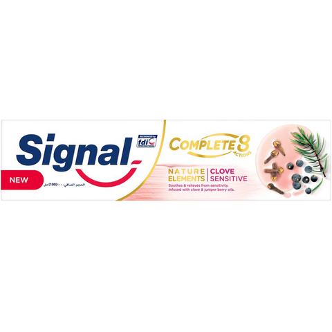 Signal Complete 8 Clove Sensitive Toothpaste White 100ml