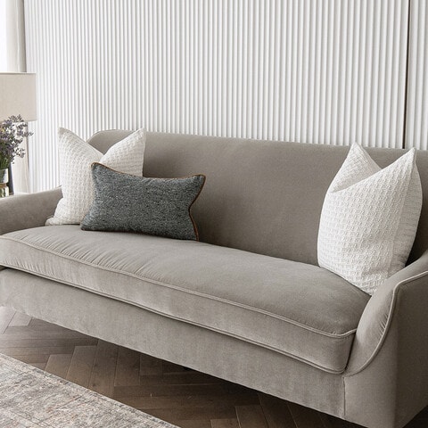 Soft cushion sale sofa