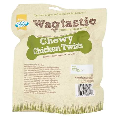 Wagtastic chewy clearance chicken twists