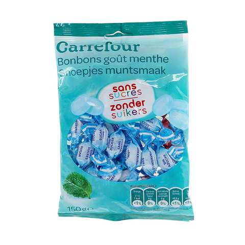 Carrefour Candy Mint Sugar Free 60 Gram