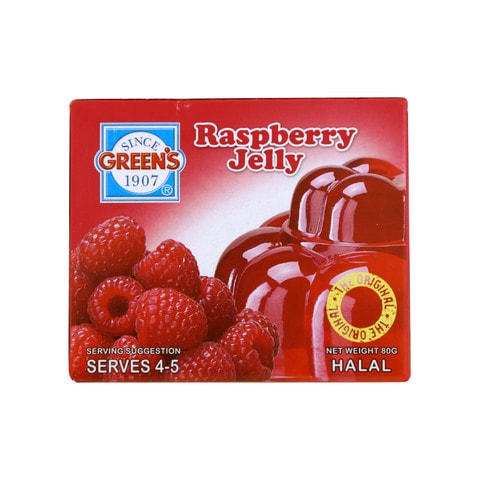 Green&#39;s Raspberry Jelly 80g