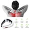 Generic-White Neck Massager Electric USB Smart Neck Massage with Heat 6 Modes 16 Levels Portable Cordless Massage for Neck Pain Relief at Home Office Outdoor Travel