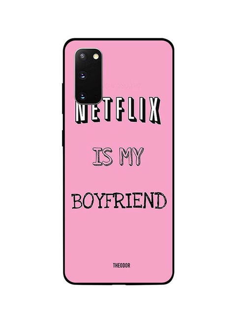 Theodor - Protective Case Cover For Samsung Galaxy S20 Pink/Black/White