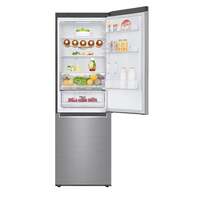 LG 459 Liter Bottom Freezer Refrigerator, Silver, GCB459NLHM, Inverter Linear Compressor (International Version)