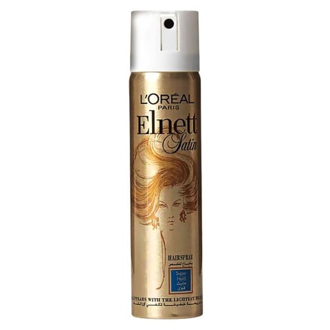 Buy L Oreal Paris Elnett Satin Super Hold Hair Spray 75ml Online Shop Beauty Personal Care On Carrefour Uae