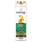 Buy Pantene Pro-V Shampoo, Smooth  Silky - 400 ml in Egypt