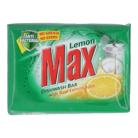 Lemon Max Dishwashing Bar With Real Lemon Juice 165 gr