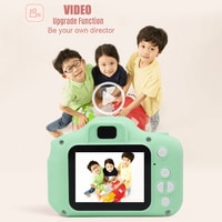 Generic-Kids Camera HD 2.0 Inches IPS Screen Video Camera Digital Camera Children Selfie Toy Camera Rechargeable With Hanging Rope Cable Girls Boys Gifts