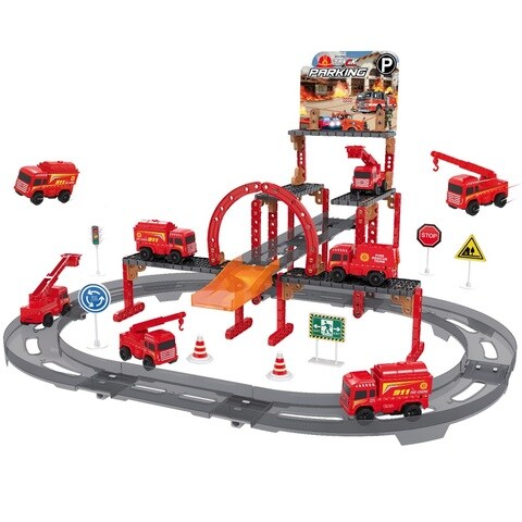 Car parking store toy set