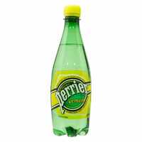 Perrier Lemon Sparkling Natural Mineral Drinking Water 500ml Pack of 6