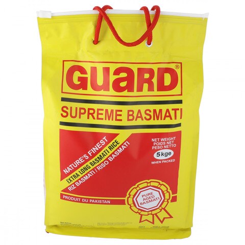 Buy Guard Supreme Basmati Rice 5 kg Online Carrefour Pakistan