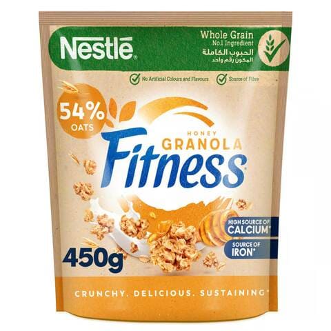 Nestle Fitness Granola And Honey Cereal Oats 450g