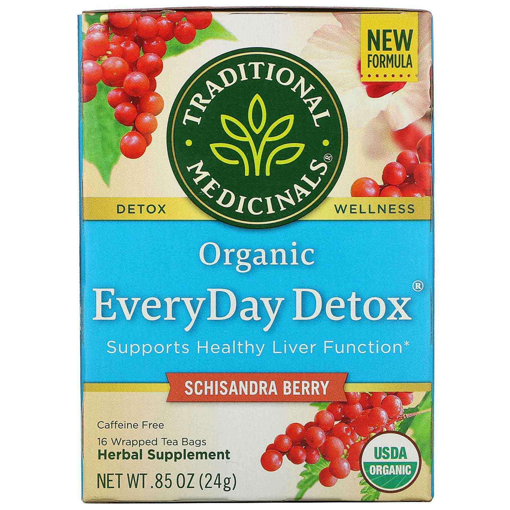 Buy Traditional Medicinals Everyday Detox Herbal Tea 24g Online Shop