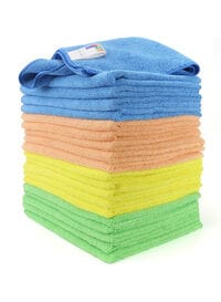 20-Piece Multi-Functional Microfiber Cleaning Towels, Multicolour