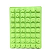 LIYING  mix color Food-Grade Silicone -40℃ to 230℃ Letter Alphabet Pudding Bakeware Mould Cake Chocolate Ice Maker Mold