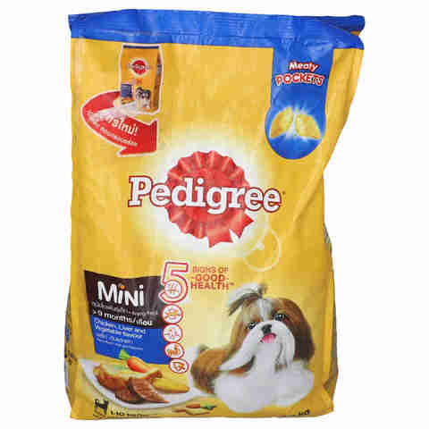 Pedigree Mini Chicken,Liver &amp; Vegetable Flavor Dog Food 1.3Kg
