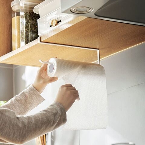 Paper Towel Holder, Self Adhesive Kitchen Towel Rack EASY TO INSTALL NO  DRILLING